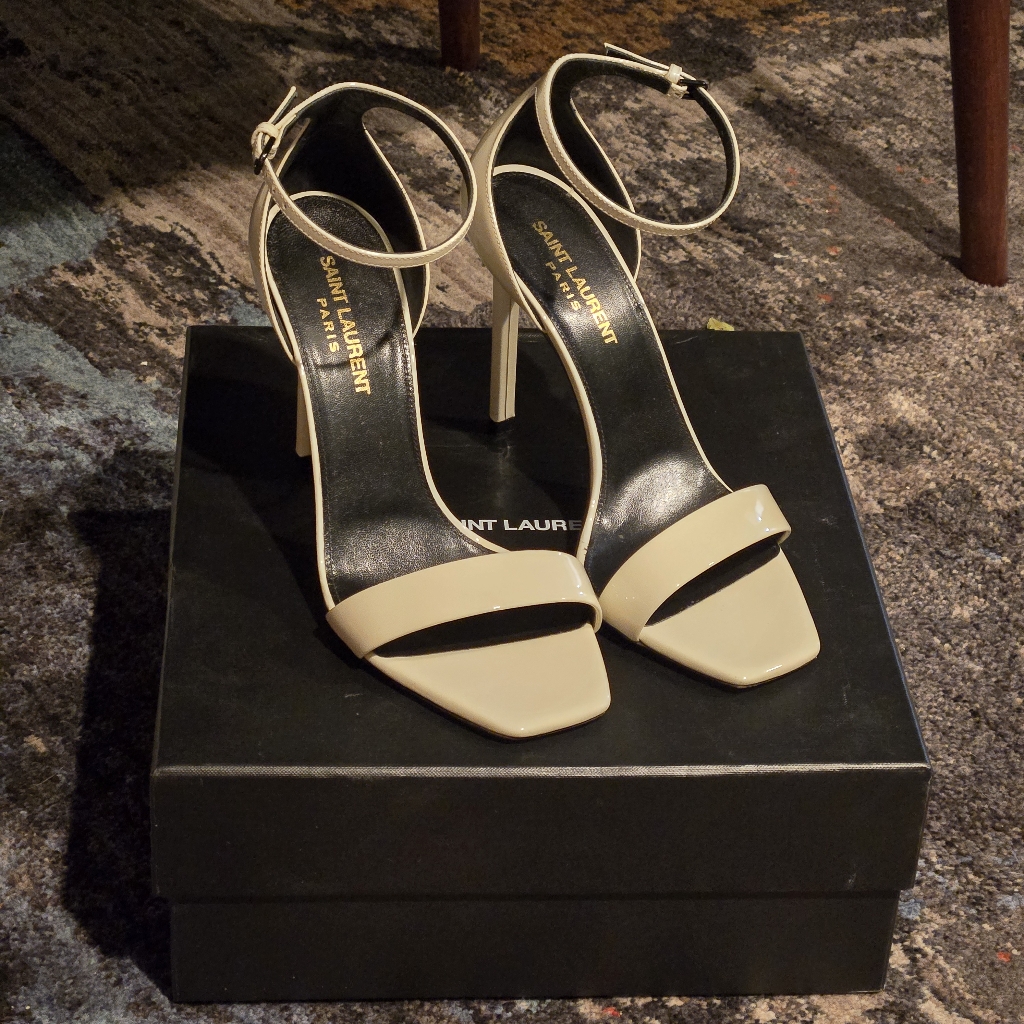 Saint Laurent Women's Cream Sandals